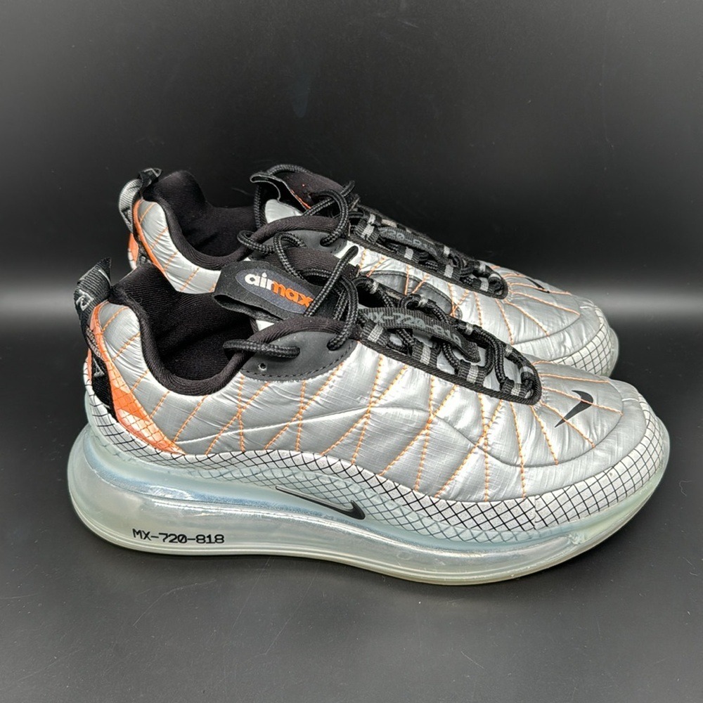 Nike Air Max 720 Metallic Silver Shoes CQ4010-001 Men's Sz 6Y / Women's Sz 7.5